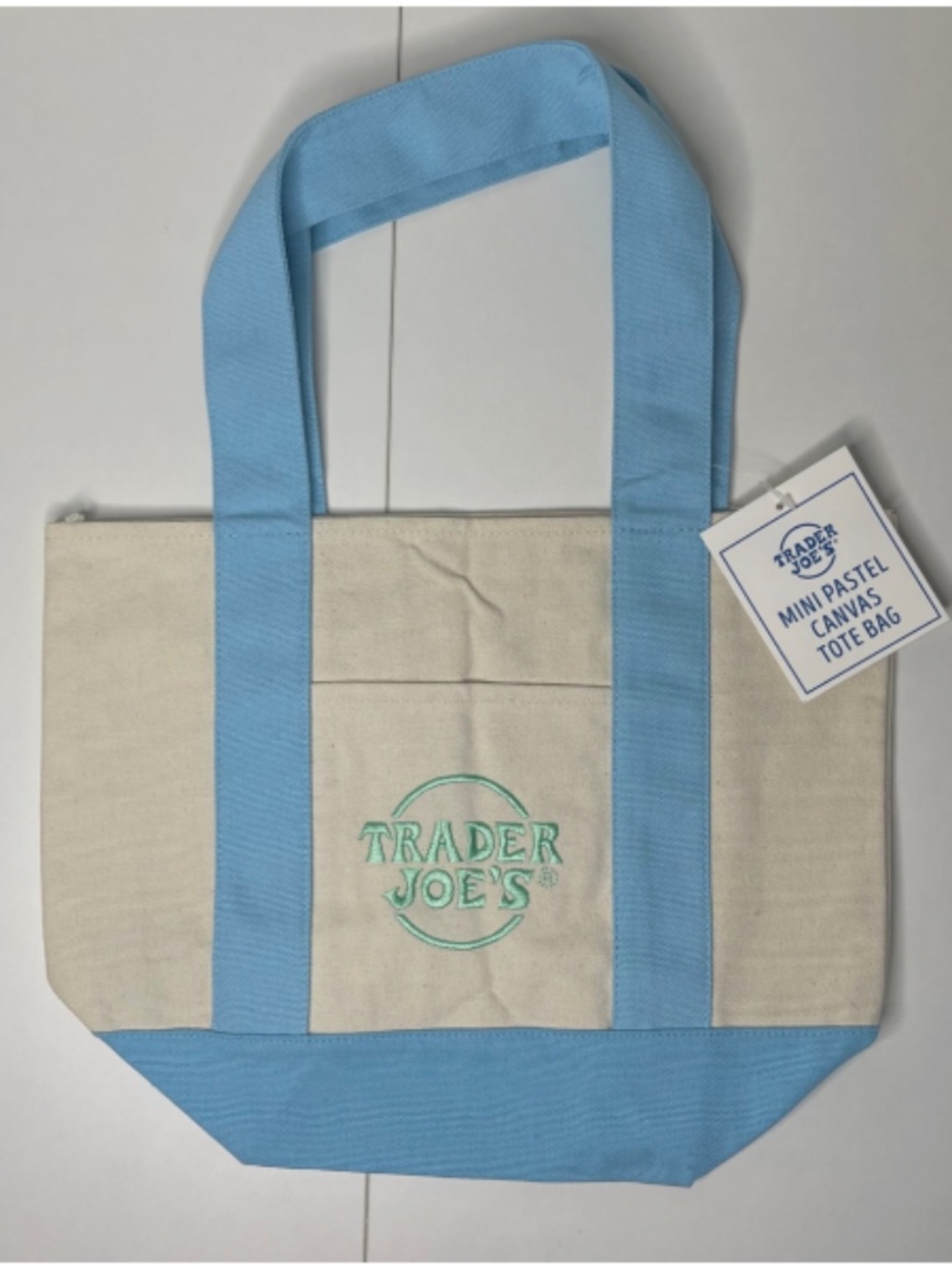 New Trader Joes Pastel Mini Tote